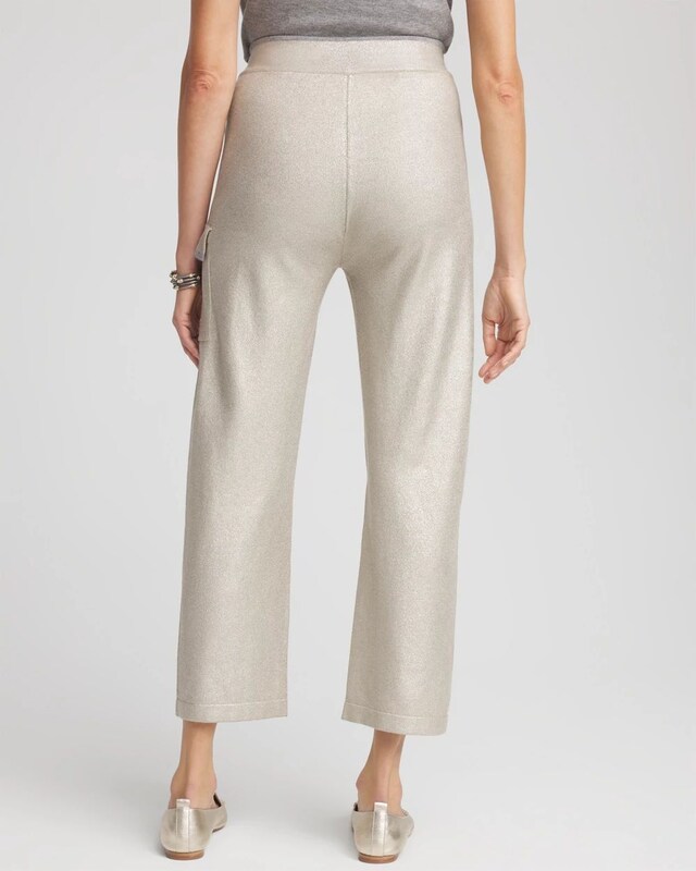 Zenergy Luxe Foil Cashmere Blend Cargo Pants - image 3